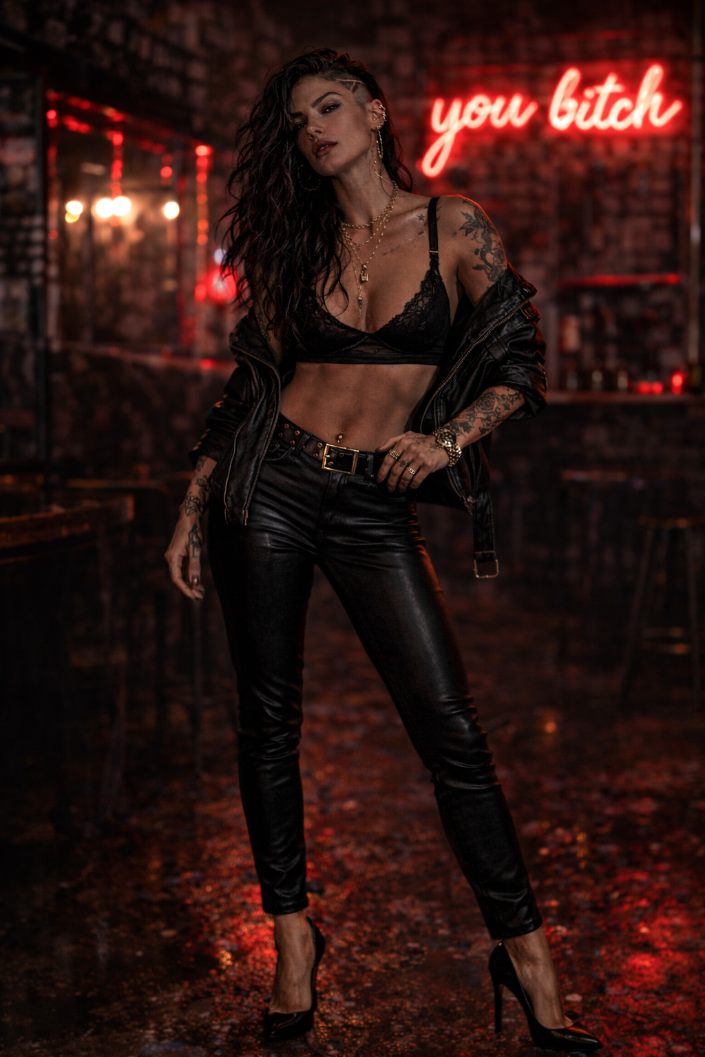 Cleo Vargas — predatory stillness in the counting room