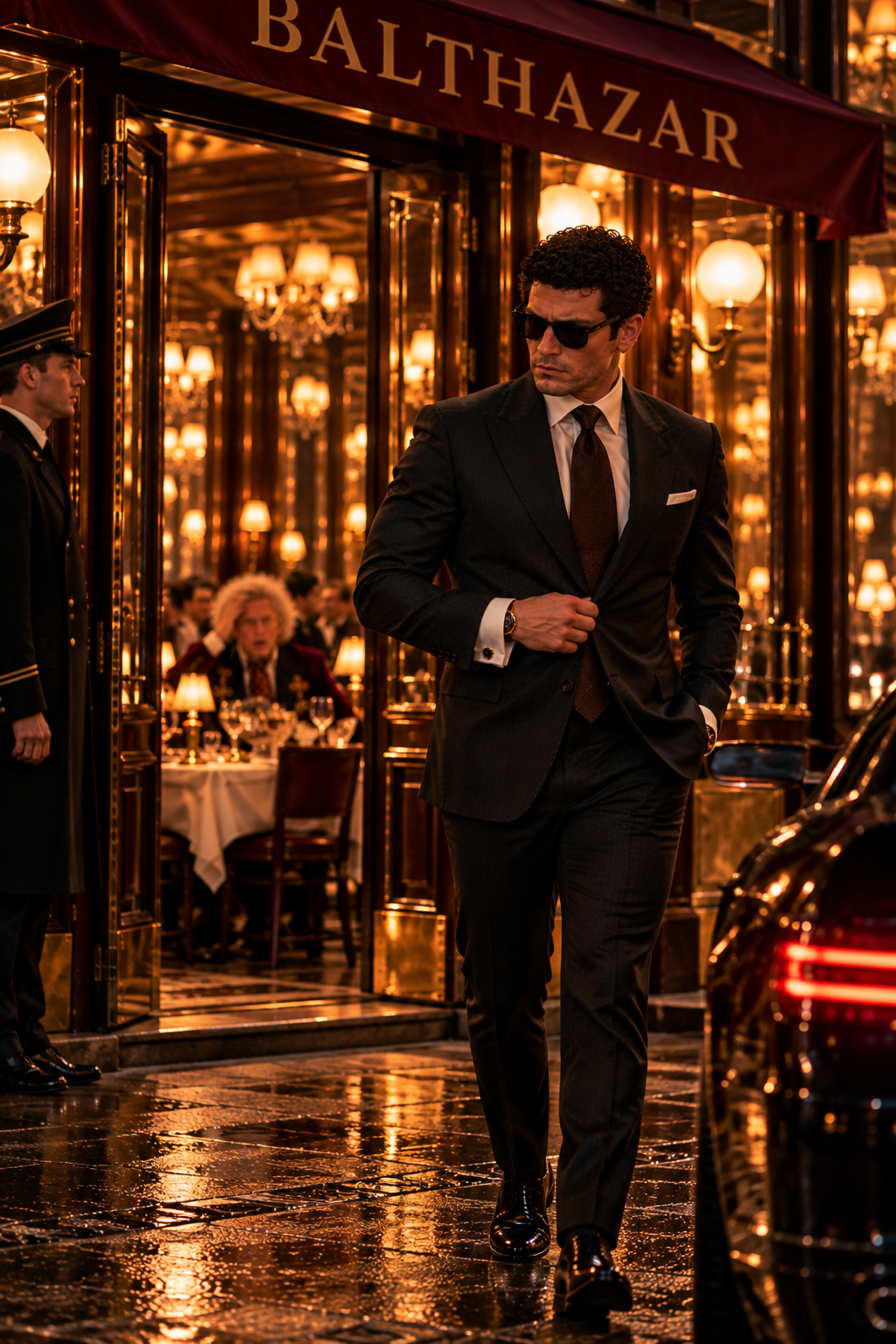 Barnaby Finch-Smythe left alone at Balthazar after The Shark exits