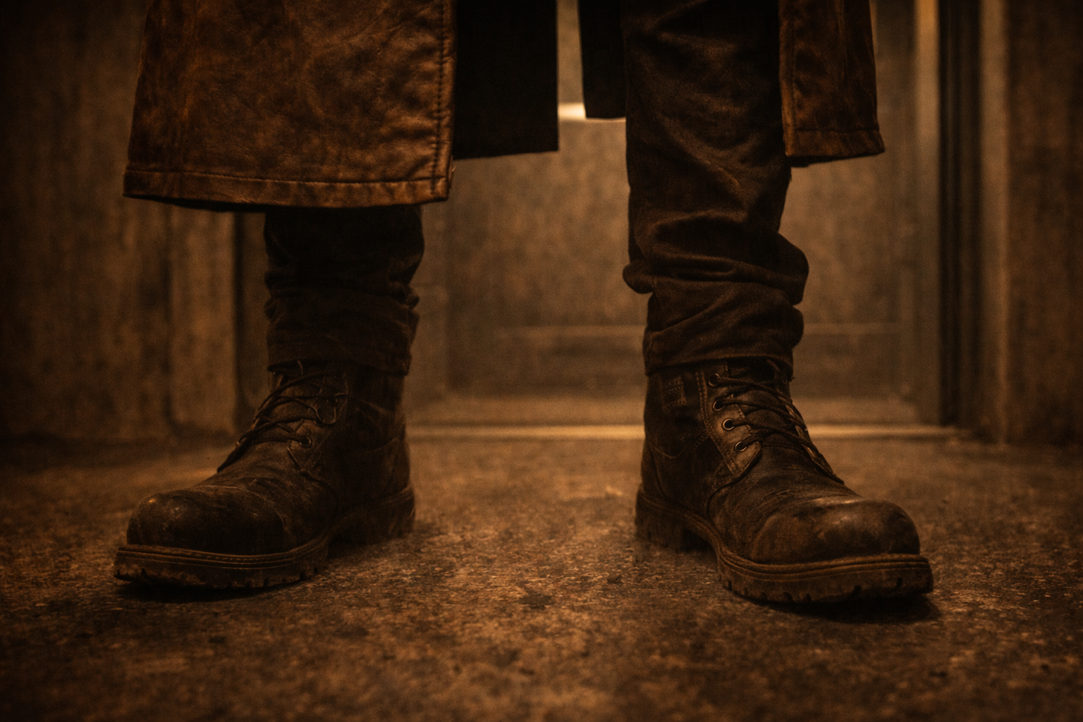 The Snake in a parking garage with a viper