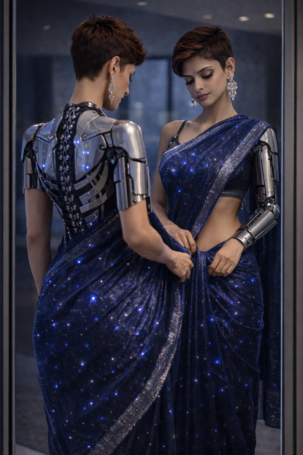 Diya interfacing with holographic screens