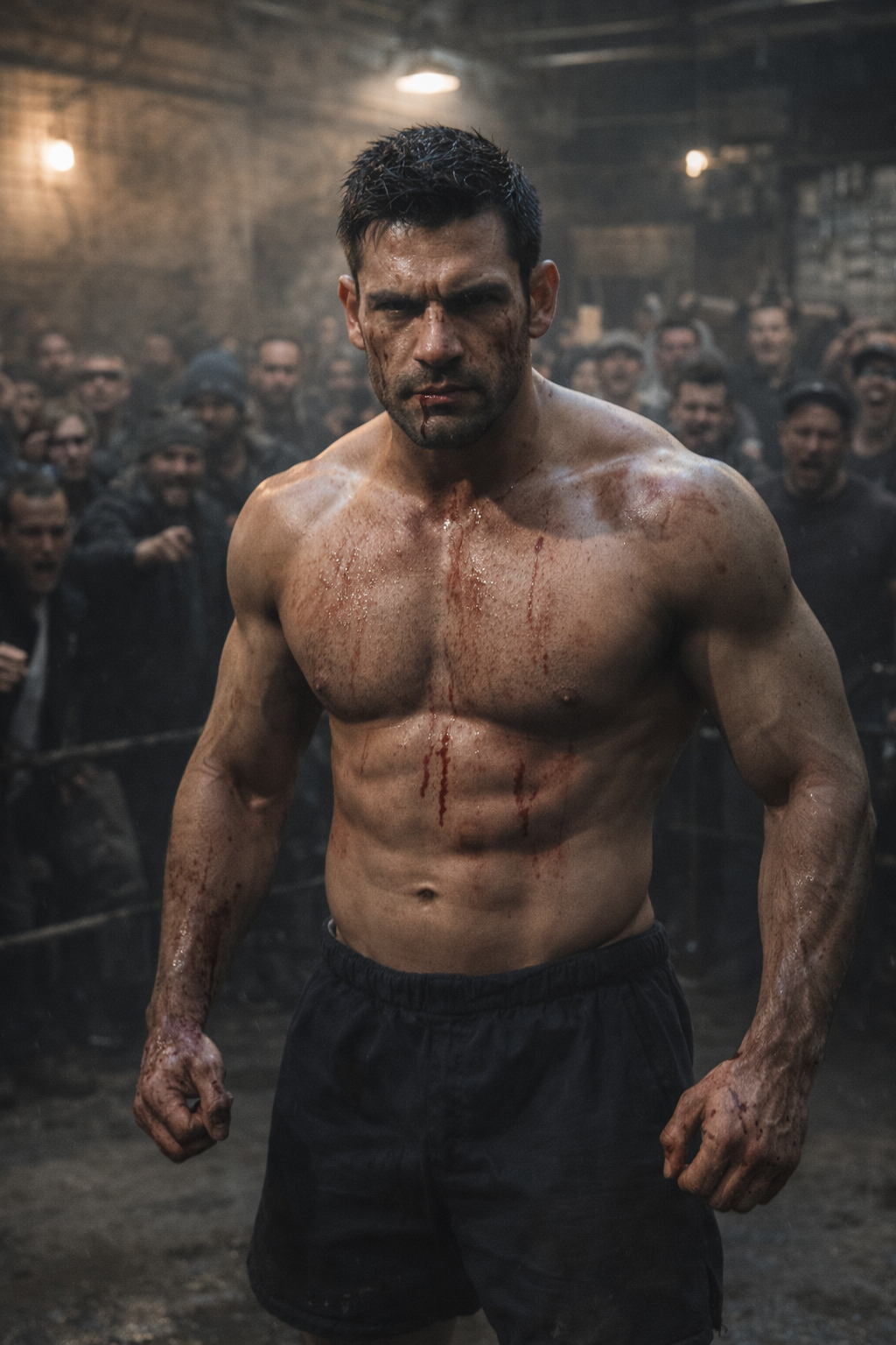 Dominic 'The Bull' Stone standing in a heavy, bespoke three-piece suit in front of the Wall Street Bull.