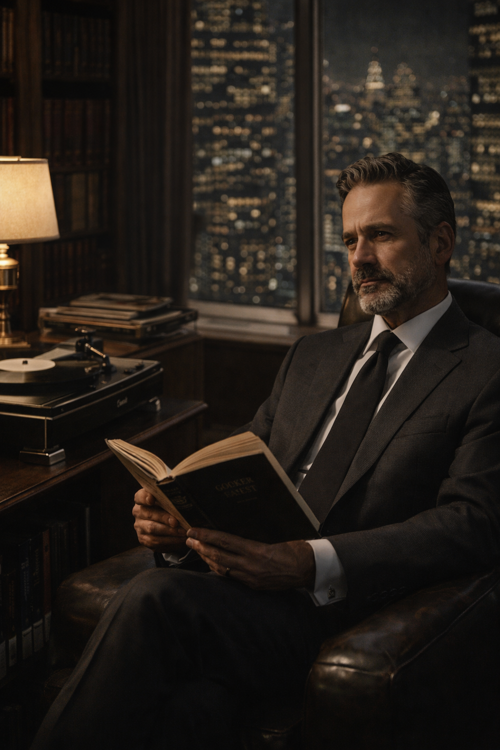 [Placeholder: Portrait of Ezra Roth in his study]