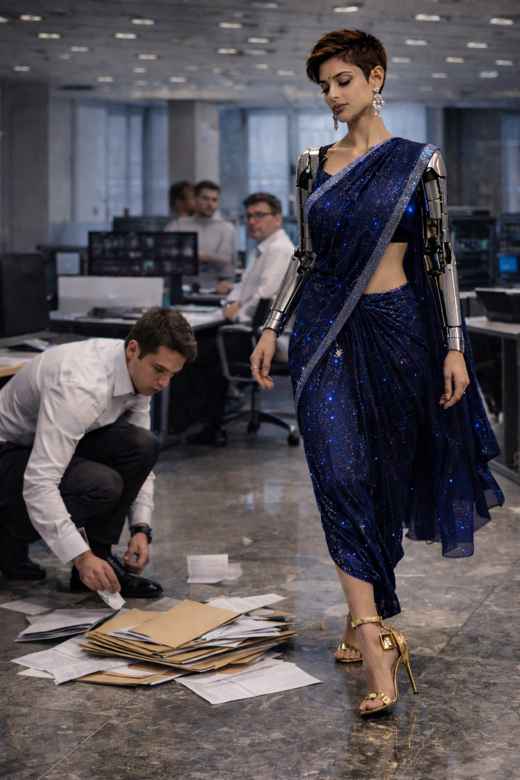 Diya interfacing with holographic screens