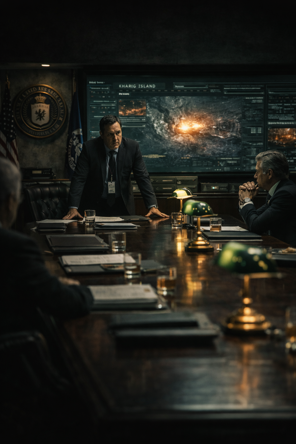 A matte-black stealth transport aircraft cutting silently through the upper atmosphere above the clouds.