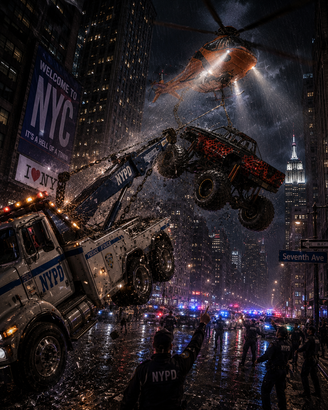 Monster Truck Extraction and Finale Action