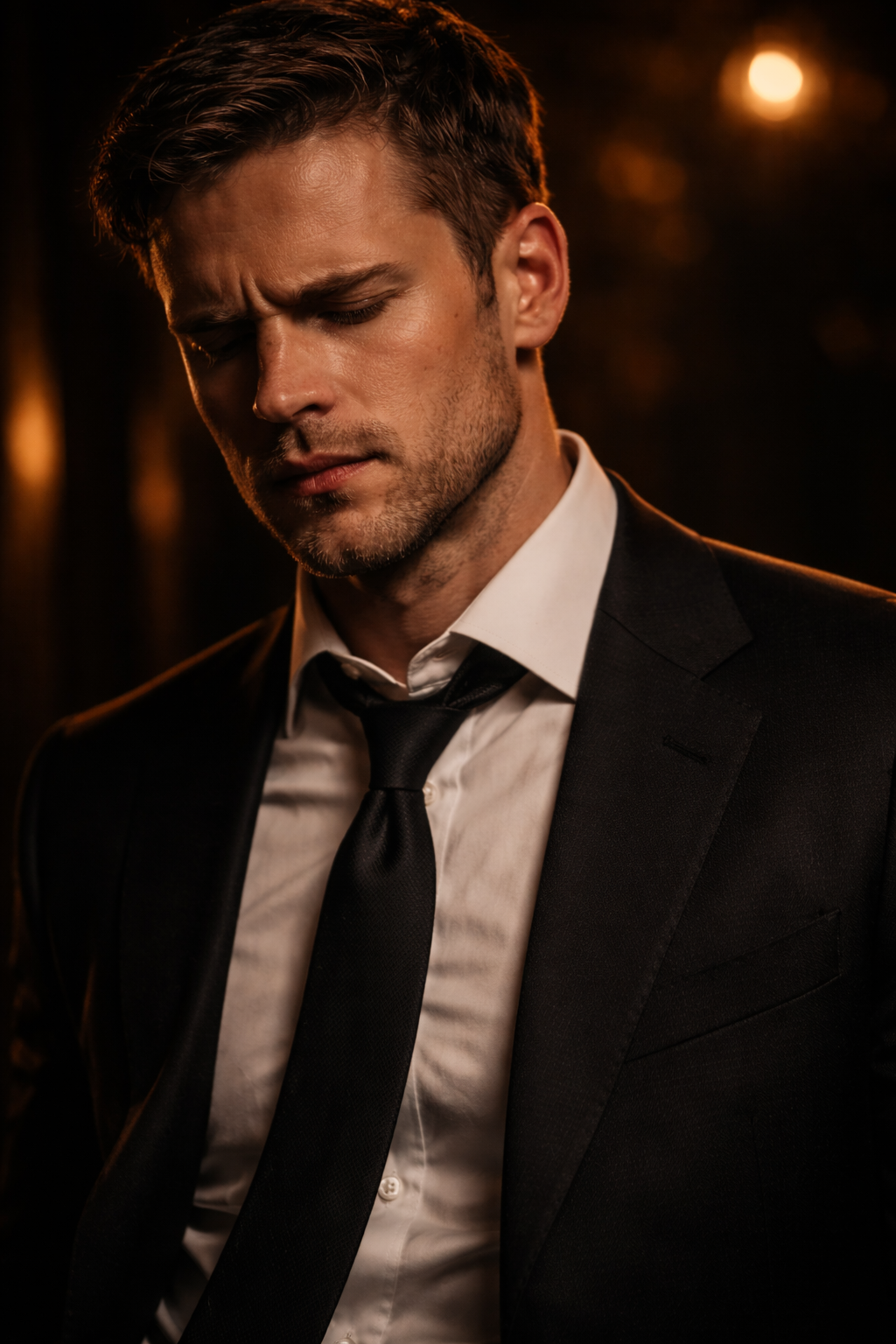 Marcus Thorne standing in a shipping terminal, looking exhausted.