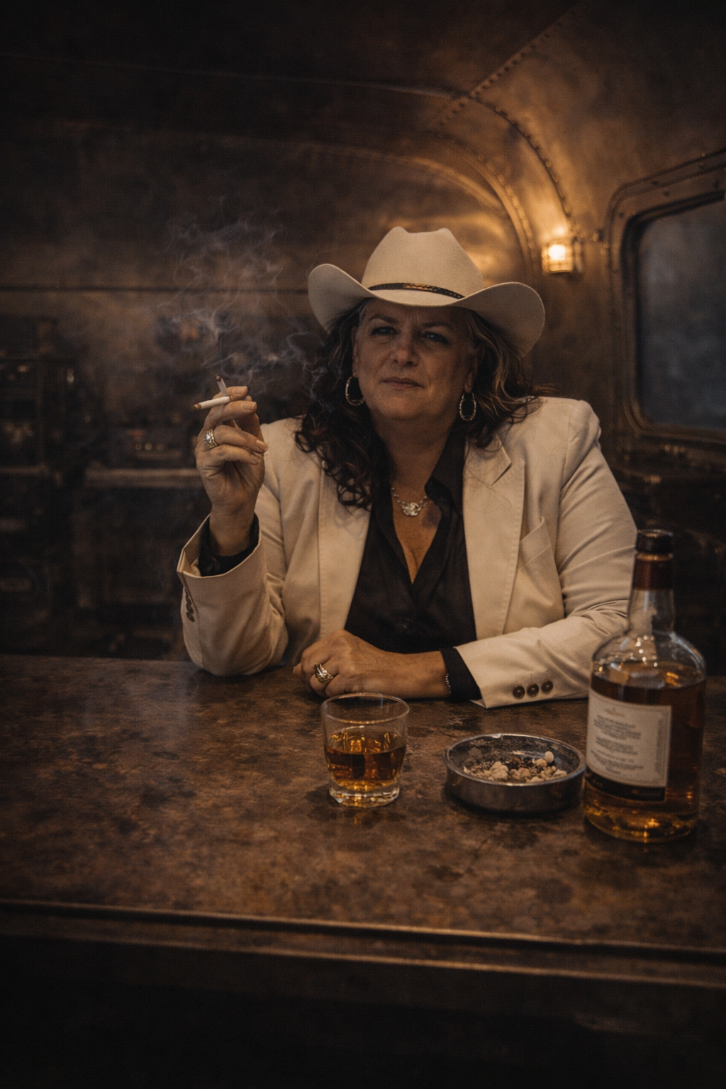 An encrypted video feed showing a tense negotiation between The Tycoon and Crown Prince Khalid.