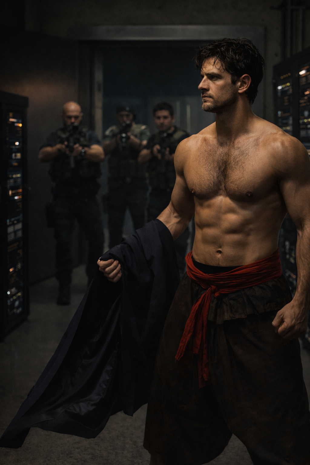 Sting Ray, the Lead Quant, staring into the harsh blue light of a Bloomberg terminal, a single bead of sweat on his temple.