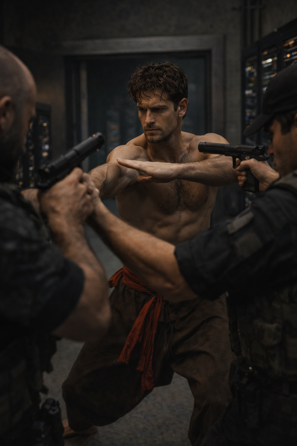 Sting Ray, the Lead Quant, staring into the harsh blue light of a Bloomberg terminal, a single bead of sweat on his temple.