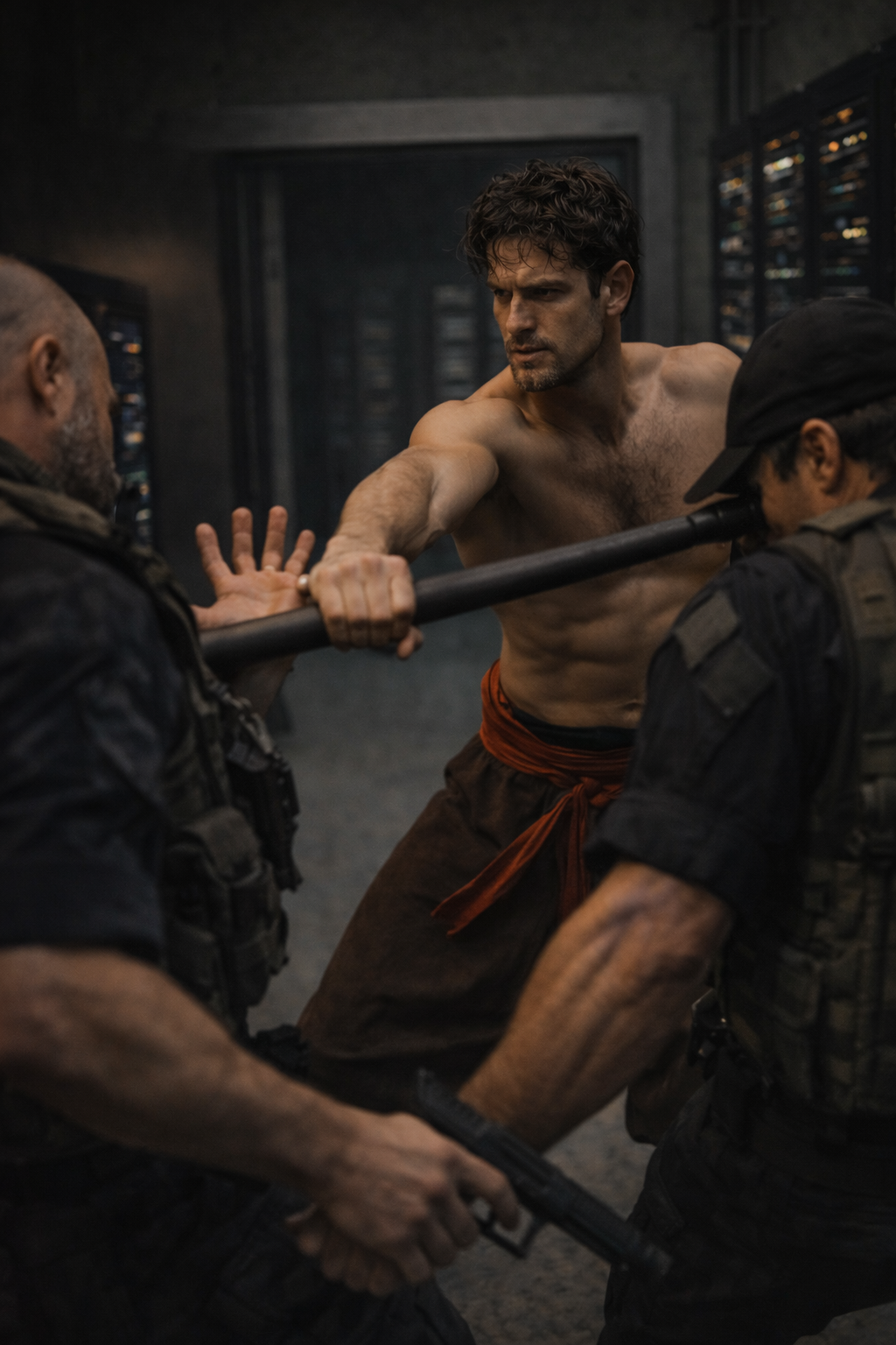 Sting Ray, the Lead Quant, staring into the harsh blue light of a Bloomberg terminal, a single bead of sweat on his temple.