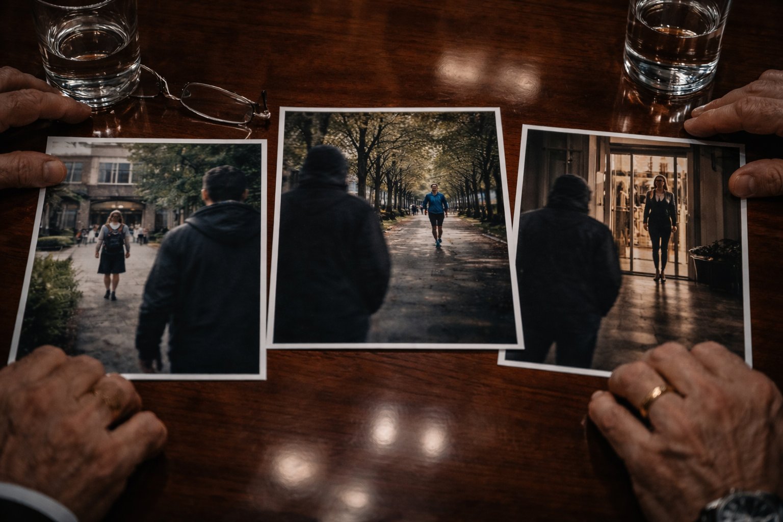 Arturo standing terrified before Reyes on the mountain veranda.