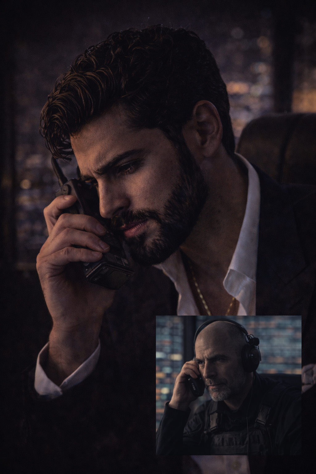 The studio in chaos &mdash; cymbal stand swung, drum hardware scattered, the stream still live to ten million