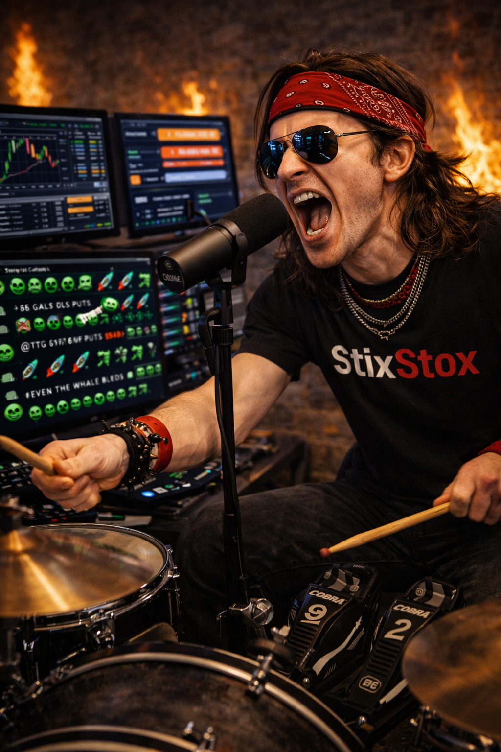 Tariq Al-Fayed at his Macau terminal &mdash; the Cotai Strip below, the squeeze climbing vertical green