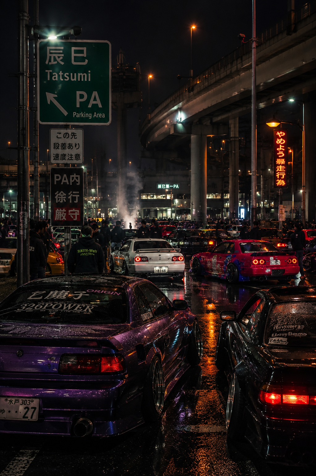 Neon-lit Tokyo Street Race