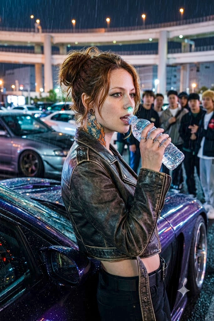 Neon-lit Tokyo Street Race