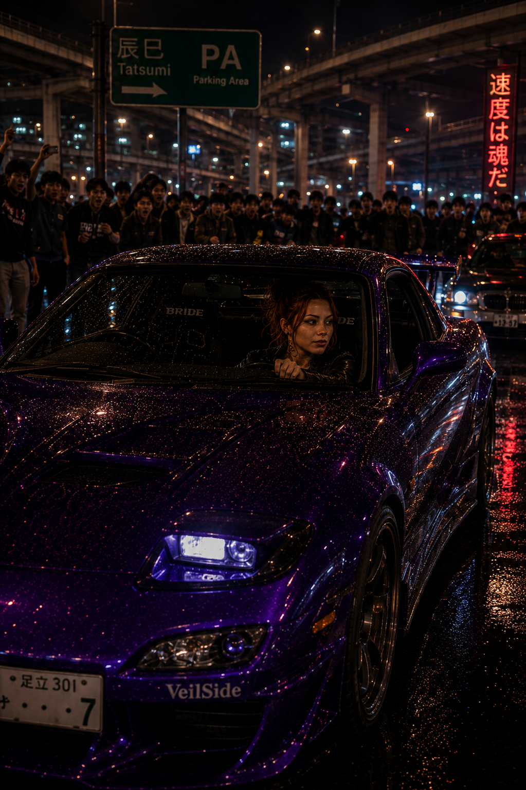 Neon-lit Tokyo Street Race