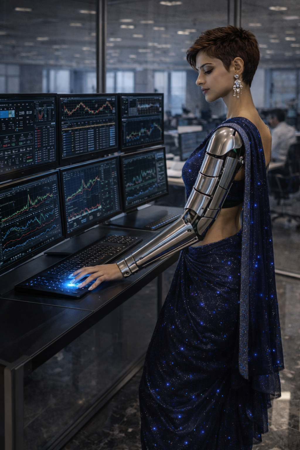 Diya interfacing with holographic screens