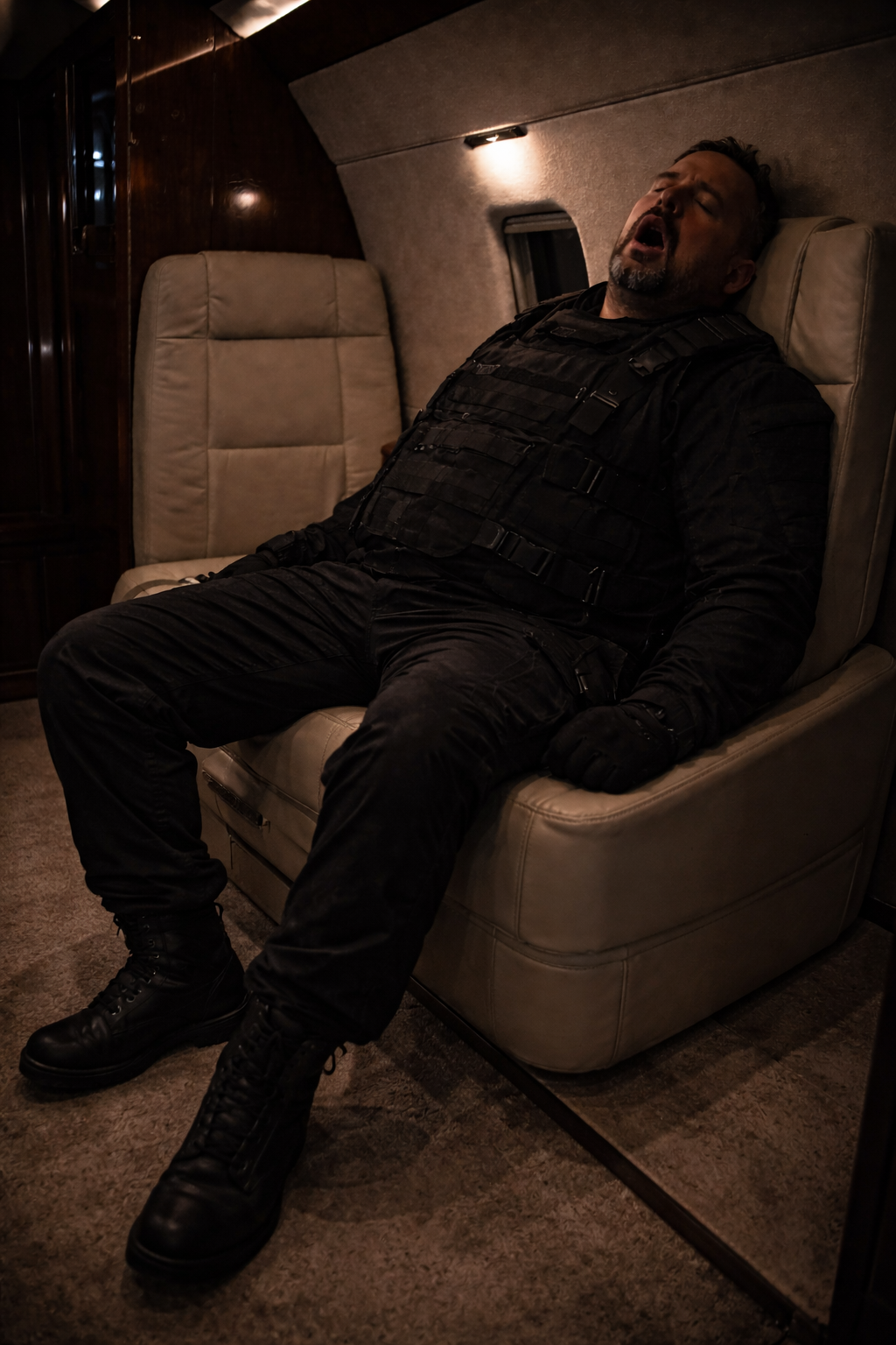 Silhouette in Vantablack suit