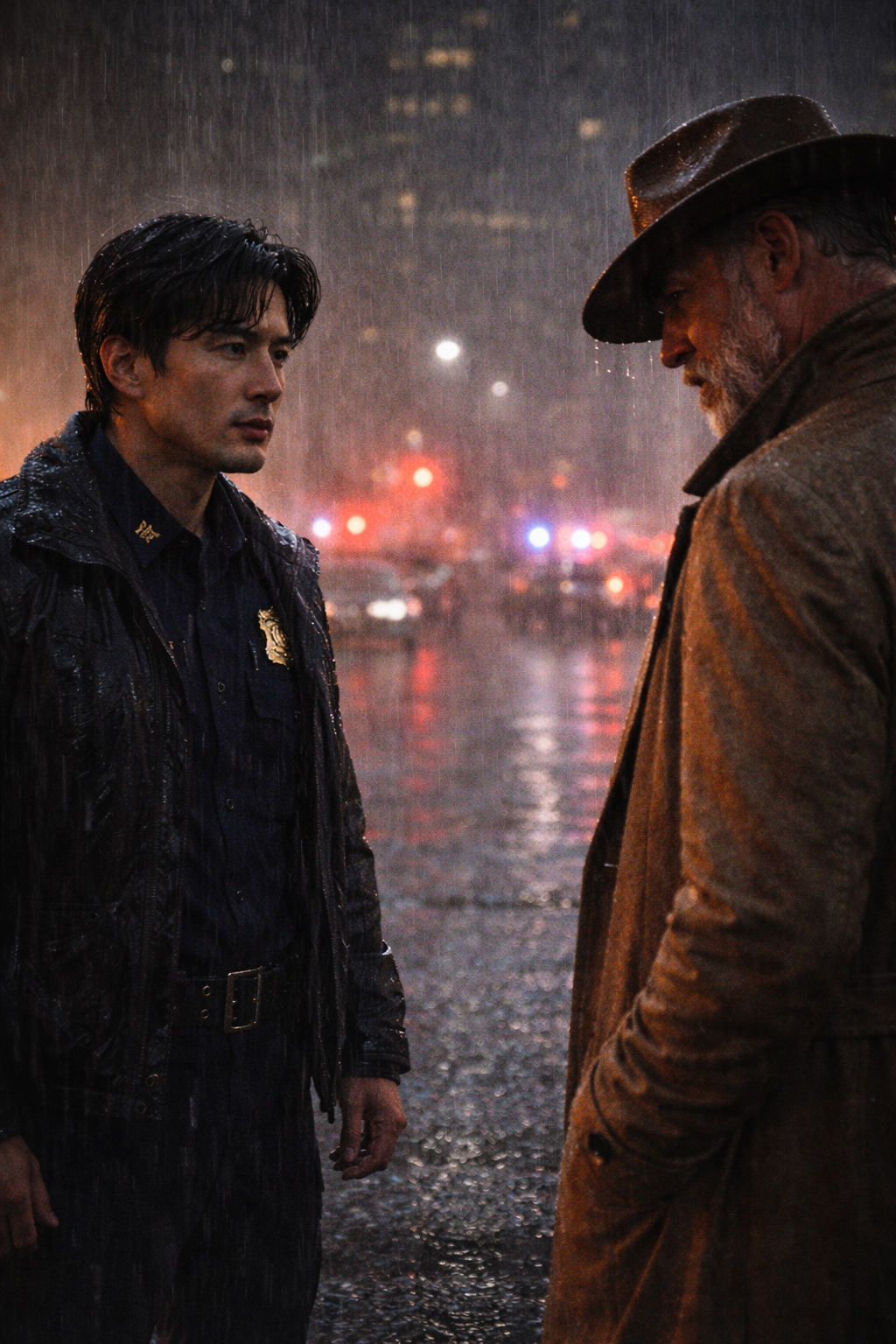 A white-and-blue eVTOL banking aggressively over the glowing grid of the Manhattan skyline.