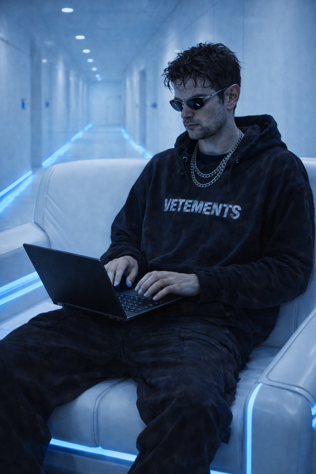 Krypto screaming — slamming Enter as the bass dropped, pure chemical ecstasy