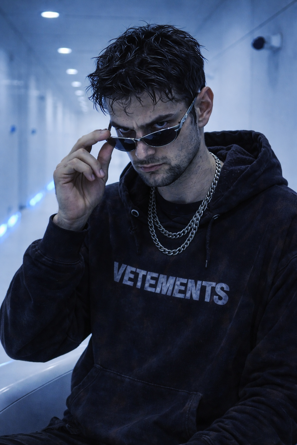 Krypto screaming — slamming Enter as the bass dropped, pure chemical ecstasy