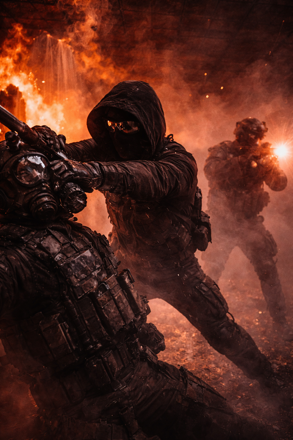 A white-and-blue eVTOL banking aggressively over the glowing grid of the Manhattan skyline.