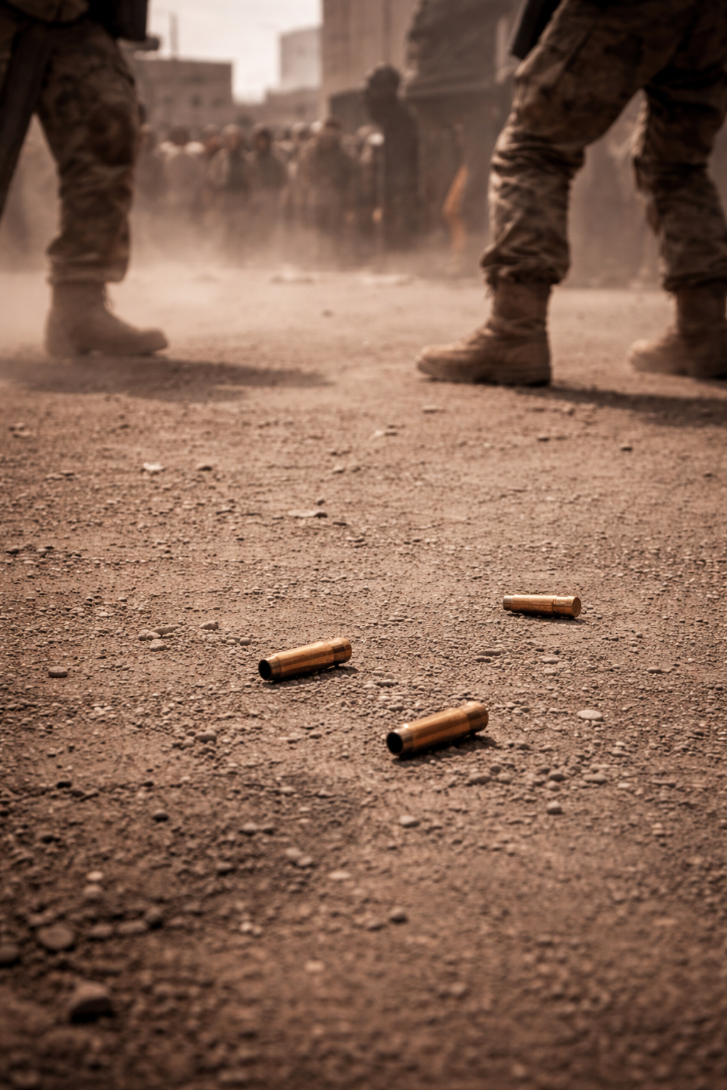 Commissioner Thorne in a navy blue architectural coat and silk hijab standing in her office